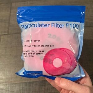 - 5 packs of two of Particulater Filter P100, similar to 3M brand